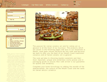 Tablet Screenshot of amalficoastceramics.com